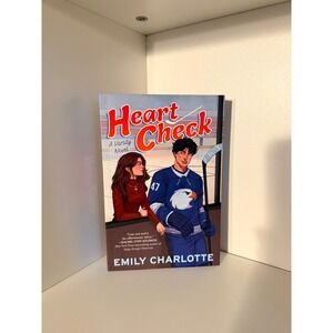 Heart Check A Varsity Novel by Emily Charlotte Paperback YA Hockey Romance Book